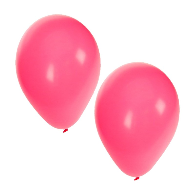100x roze feest ballonnen