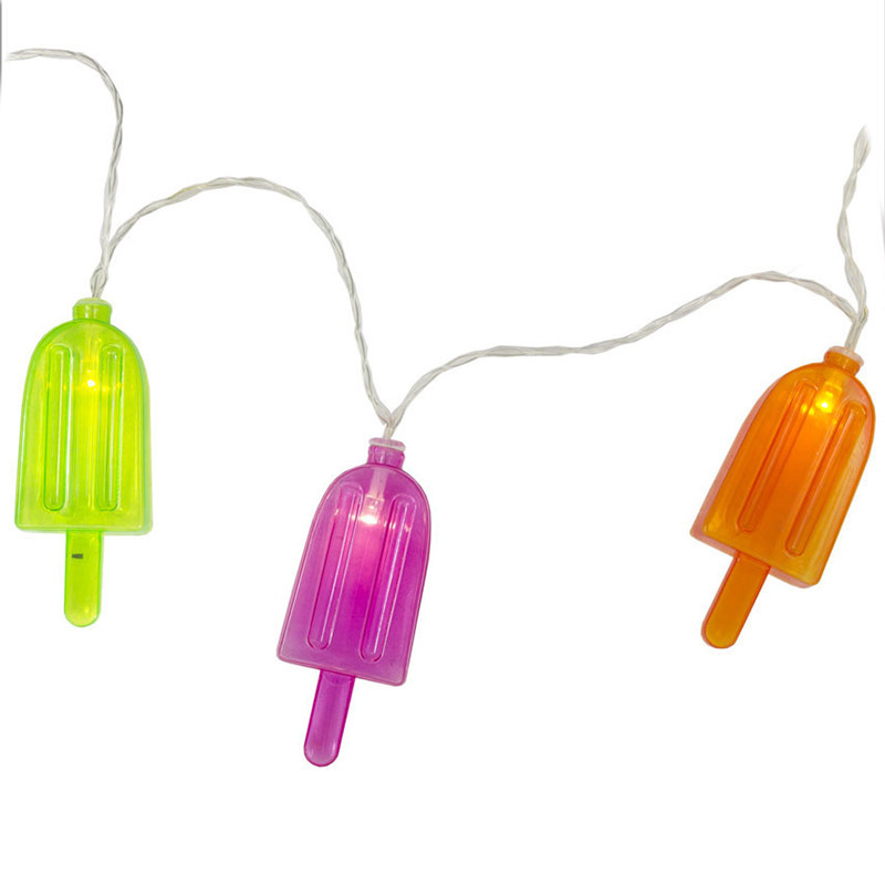 Editor suspensie mechanisme 1x Feest/party lichtsnoer lampjes 1 meter gekleurde waterijsjes verlichting  bestellen? | Shoppartners.nl