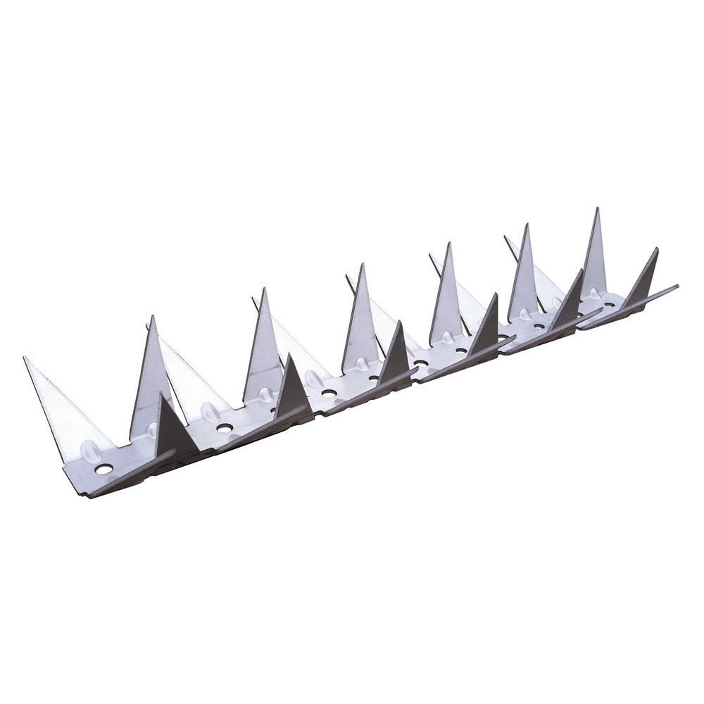 1x stuks metalen anti klimstrips met scherpe punten - 1 meter - tuinbescherming antiklimstrips - anti inbraak / katten / vogel pinnen
