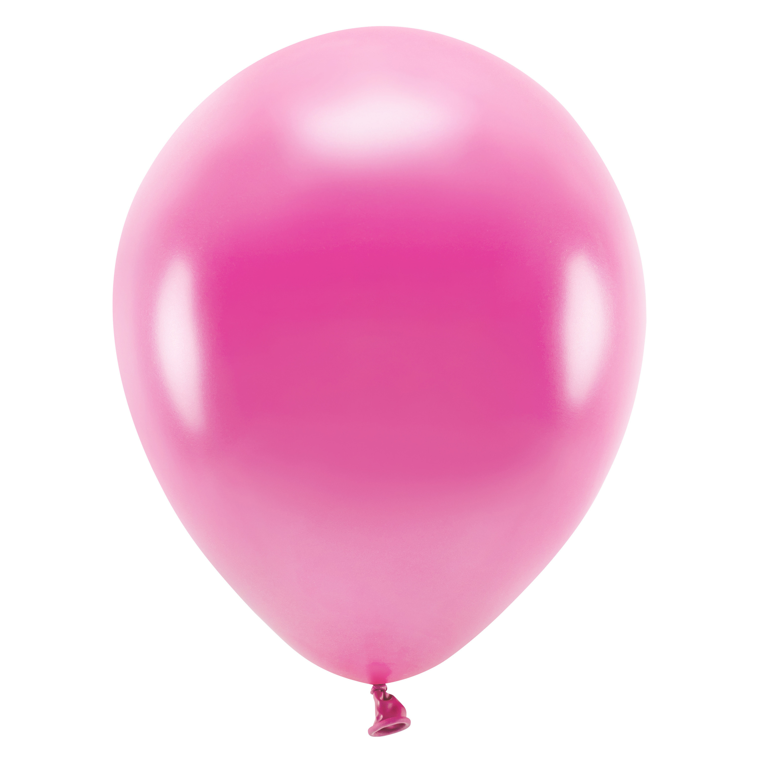 200x Milieuvriendelijke ballonnen fuchsia roze 26 cm voor lucht of helium -