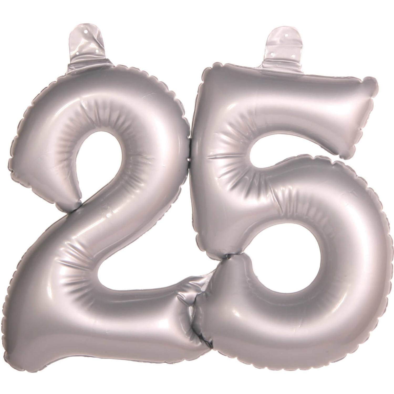 Opblaasbare 25 jaar cijferballonnen