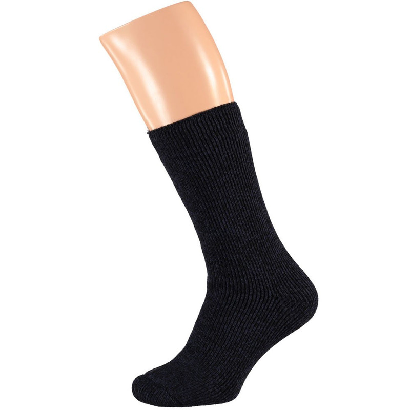 3 Paar thermo sokken voor heren antraciet/donkergrijs 41/46 - Wintersport kleding - Thermokleding - Lange thermo sokken - Thermosokken