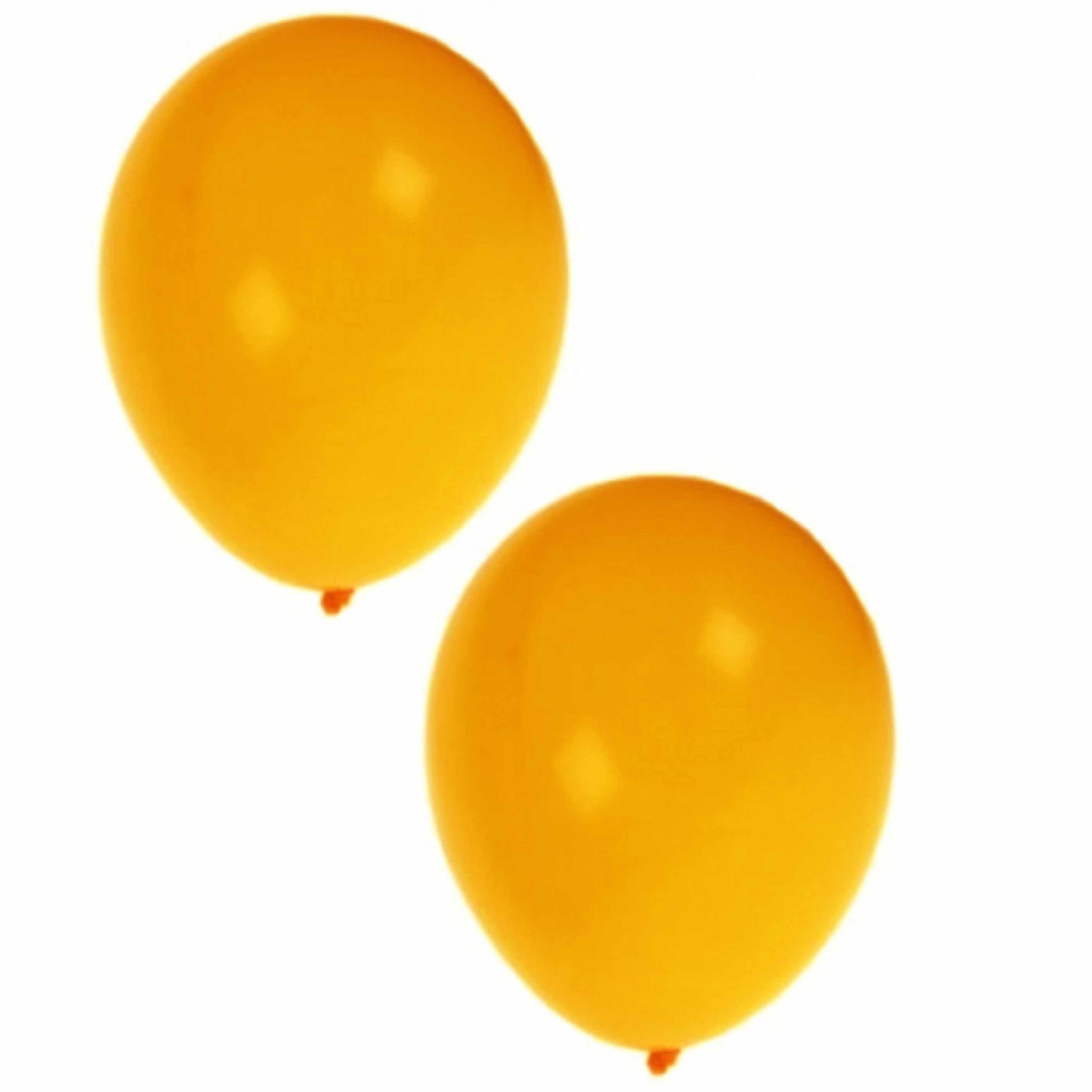 300x Gele feest ballonnen -