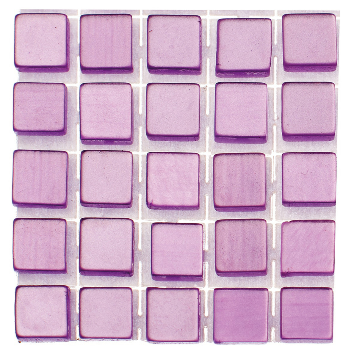 714x stuks mozaieken maken steentjes/tegels kleur lila paars 5 x 5 x 2 mm -