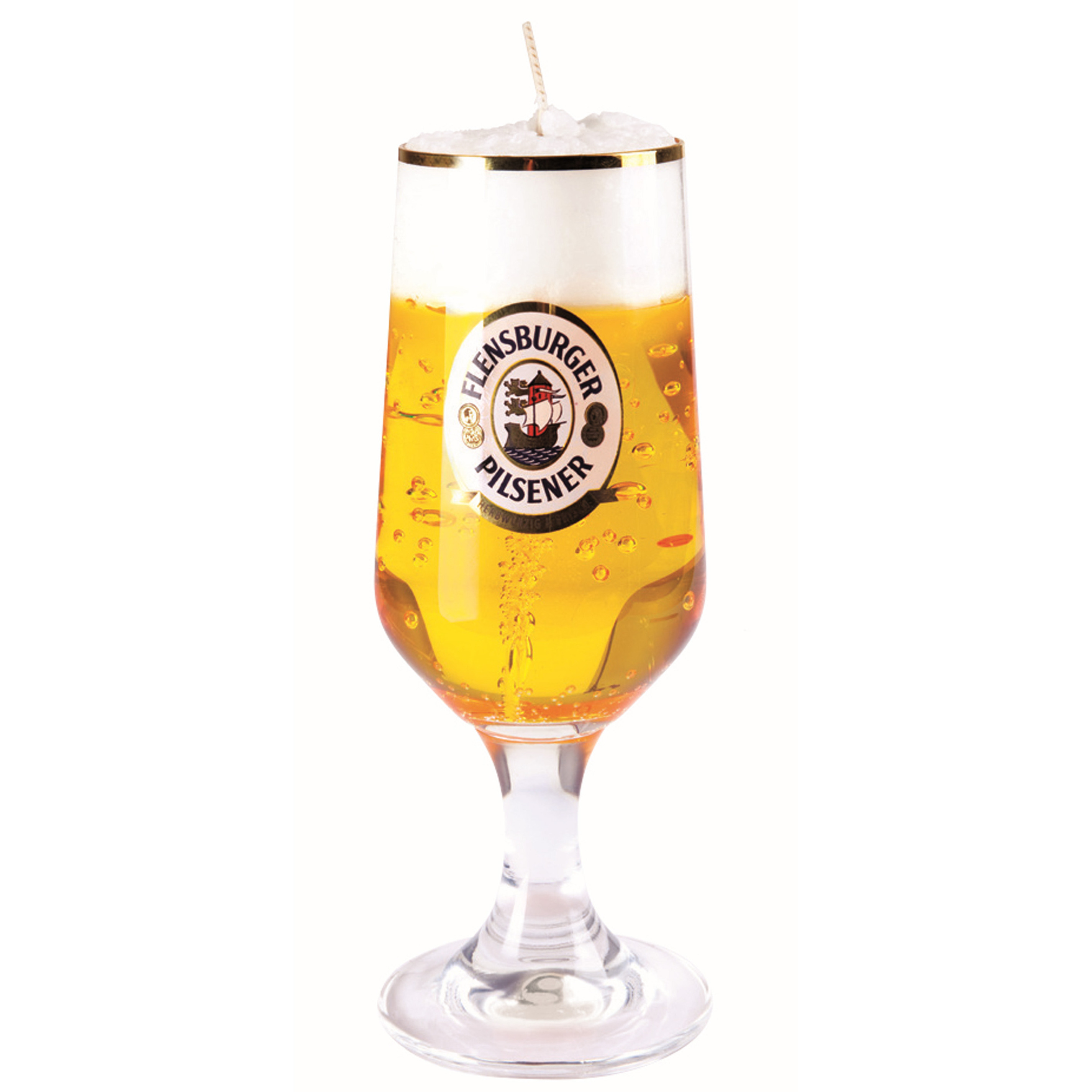 Bierglas gadget/kado Bierkaars - Duits bier - 20 cm - Vaderdag/verjaardag -