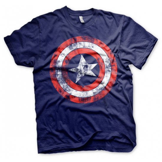 Captain America verkleed t-shirt heren XL -