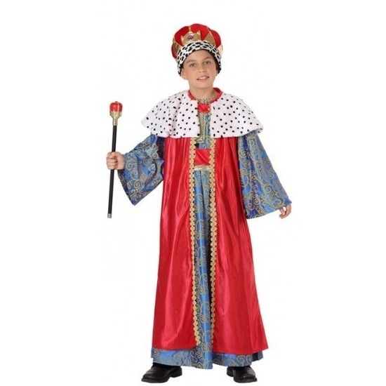De Drie Wijzen rood kostuum voor kinderen 140 (10-12 jaar) -