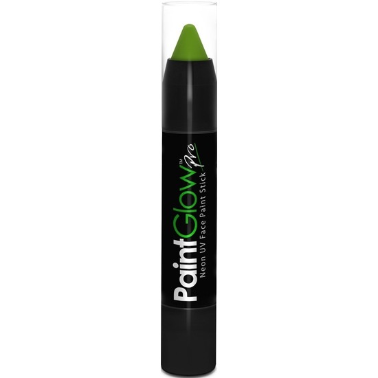 Neon groen UV schmink/make-up stift/potlood - Lichtgevende glow in the dark/blacklight - Schmink/make-up groen thema