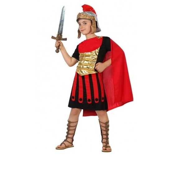 Gladiator verkleedset Marius voor jongens 128 (7-9 jaar) -