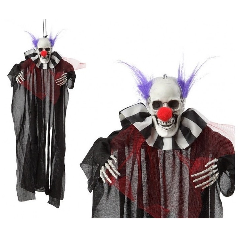 Horror clown hangversiering pop 46 cm -