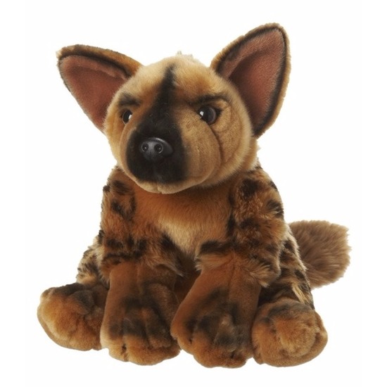 Minst Glans herten Pluche knuffel hyena 18 cm bestellen? | Shoppartners.nl