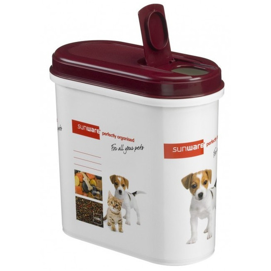 Kattenvoer/hondenvoer Sunware voeding container/opbergdoos 700 gram -