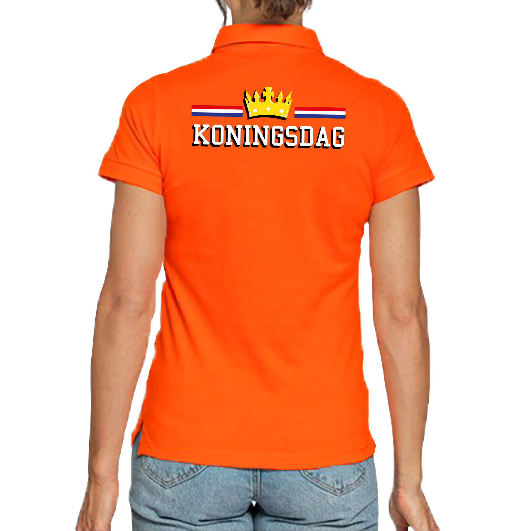 laden hemel Vervagen Koningsdag polo shirt oranje voor dames - Koningsdag polo shirts bestellen?  | Shoppartners.nl