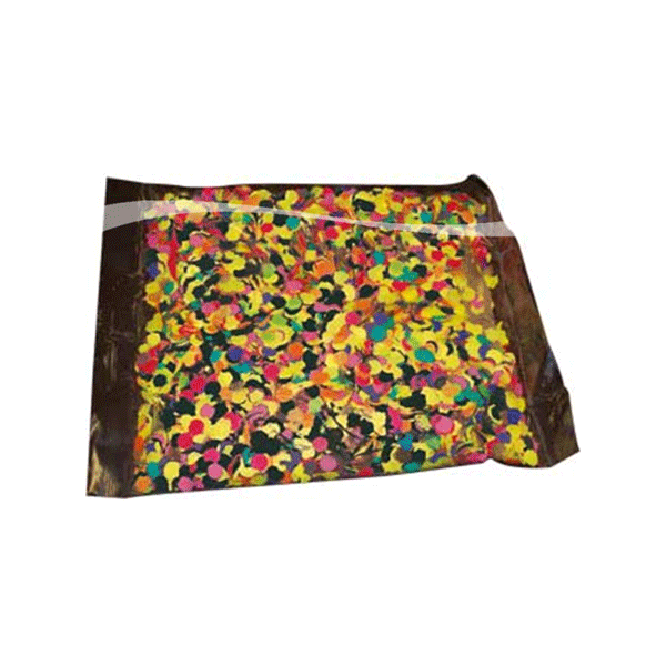 Multicolor confetti zak van 1 kilo