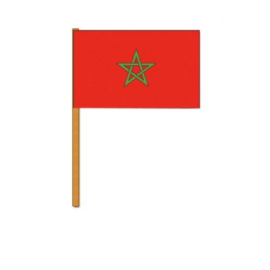 Marokkaanse zwaaivlaggetjes 30 x 45 cm -