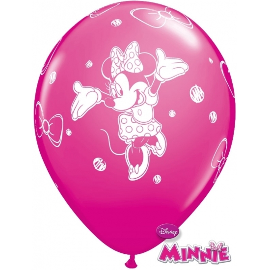 Minnie Mouse party ballonnen 18x stuks