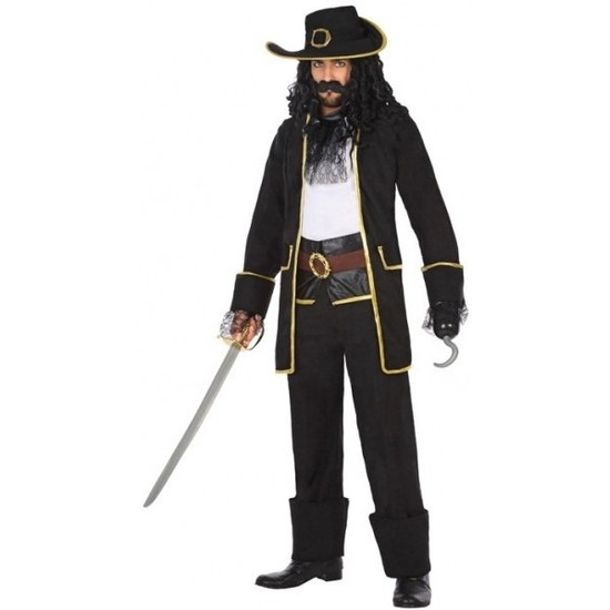 Piraten kostuum Kapitein Thomas voor heren M/L -