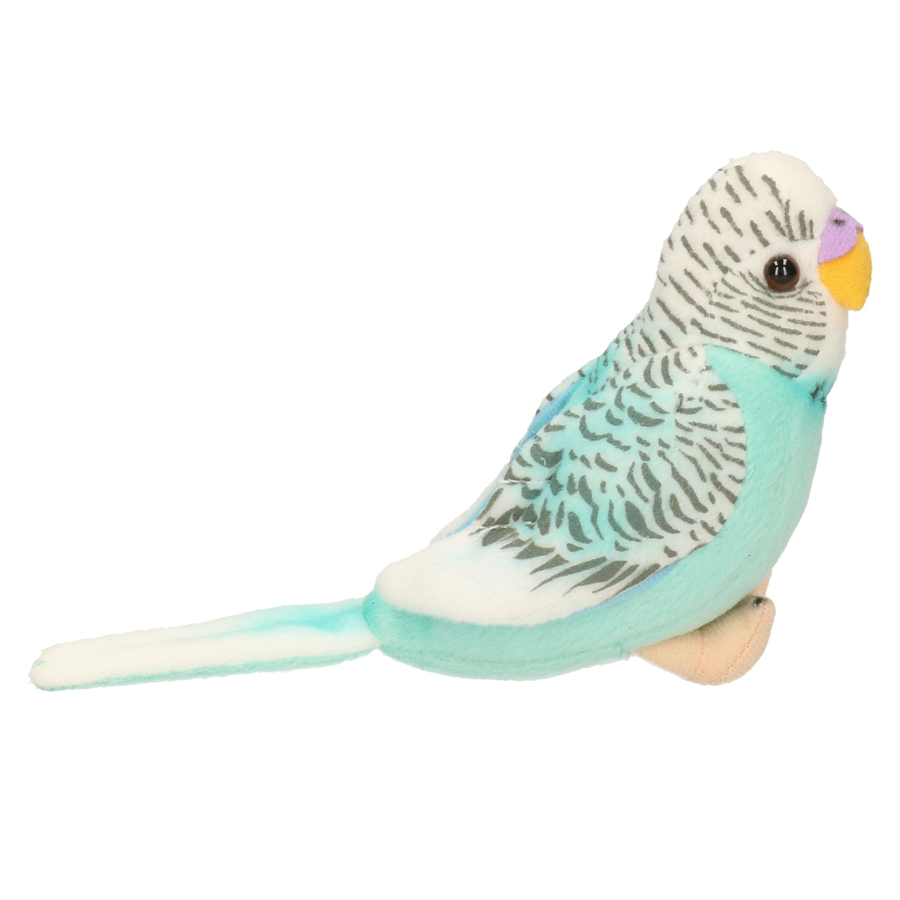 klinker Flash moeilijk Pluche blauwe grasparkiet vogel knuffel 14 cm knuffeldieren bestellen? |  Shoppartners.nl