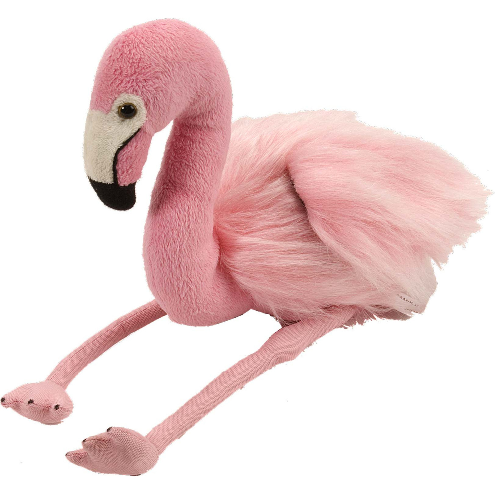 Pluche knuffel roze Flamingo van 20 cm -