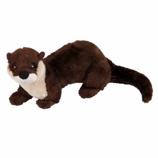 Pluche otter knuffeldier 18 cm -