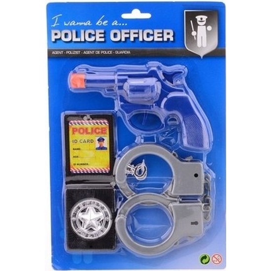Politieset verkleed accessoire voor kinderen -