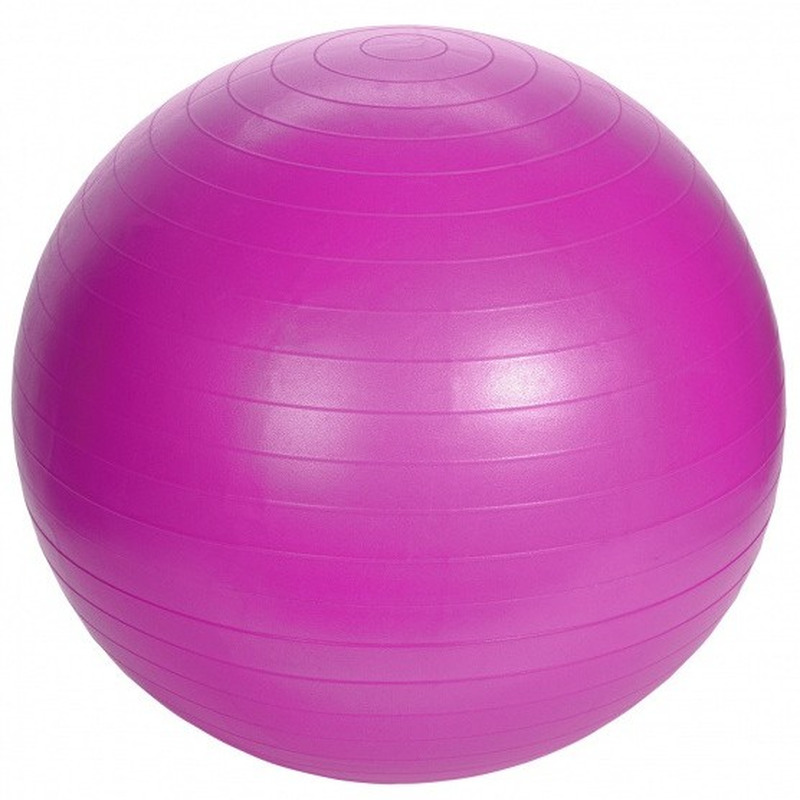 Grote roze fitnessbal/yogabal inclusief pomp 75 cm sport fitnessartikelen - Fitness/sport artikelen - Homegym producten
