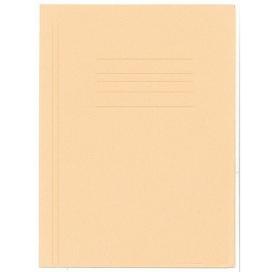 Set van 20x stuks folio dossiermappen Kangaro beige -