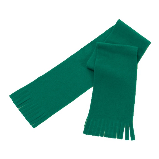 Super voordelige groene fleece sjaal voor kids -