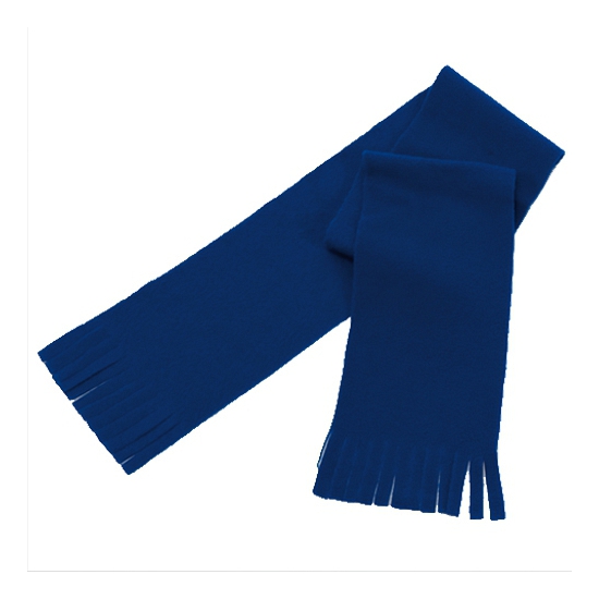 Super voordelige navy blauwe fleece sjaal voor kids -