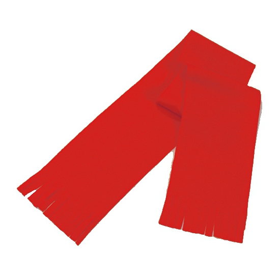 Super voordelige rode fleece sjaal voor kids -