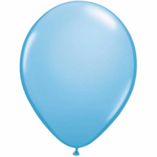 Voordelige lichtblauwe ballonnen 10 stuks -