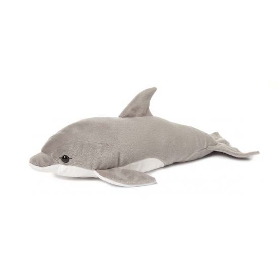WNF pluche dolfijn knuffel grijs 40 cm -