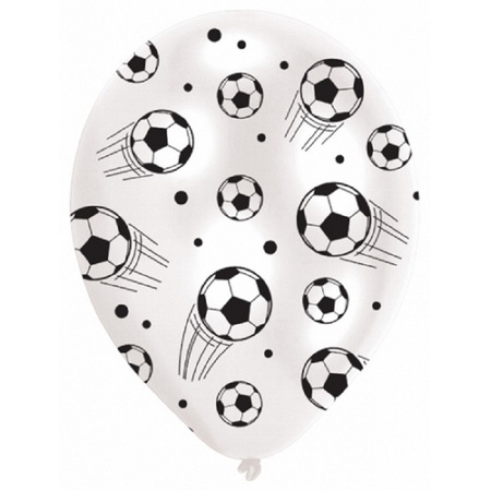 18x pieces Soccer theme balloons