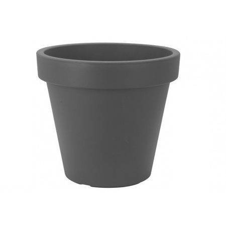 1x Grey flowerpot 30 cm