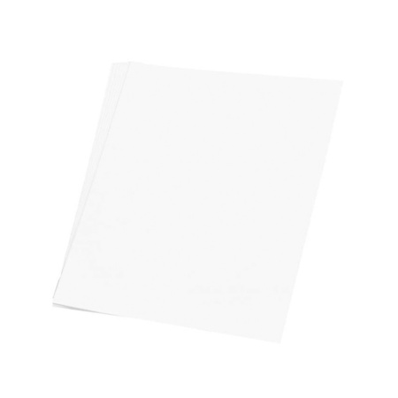 1x stuks Hobby etalage karton wit van 48x68 cm