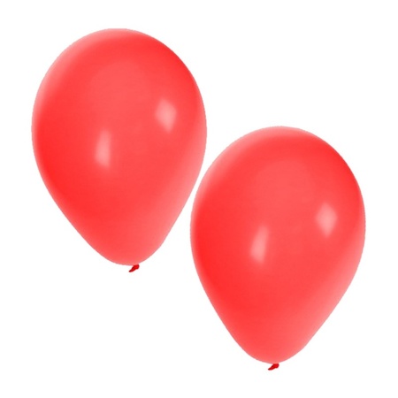 25x stuks rode party verjaardag ballonnen