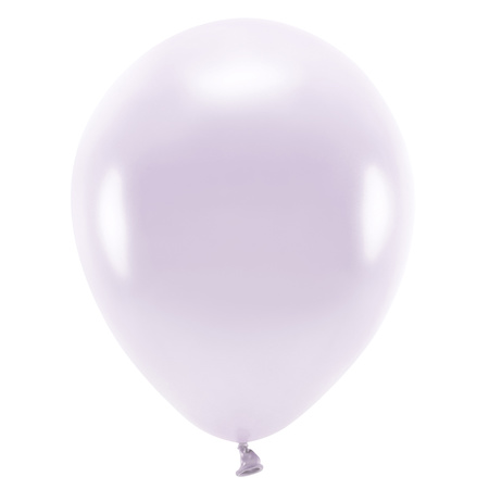 300x Milieuvriendelijke ballonnen lila paars 26 cm voor lucht of helium