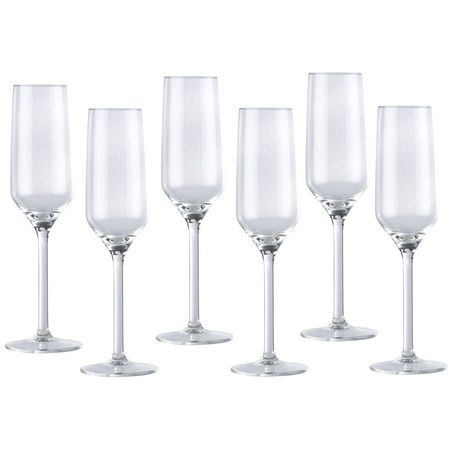 30x Champagneglas/glazen 22 centiliter