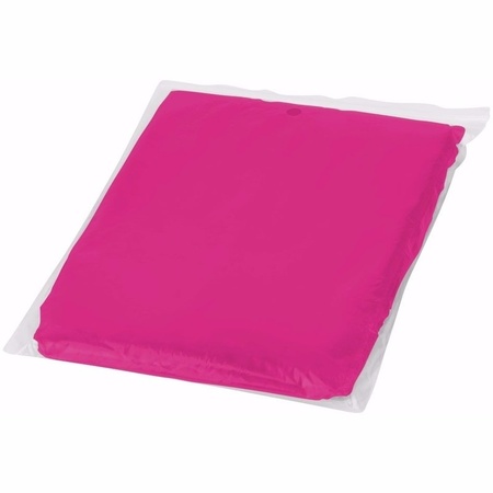 3x pink rain poncho