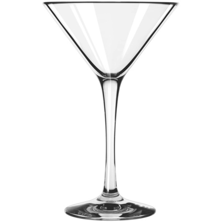4x Cocktail/Martini glazen 250 ml in luxe doos