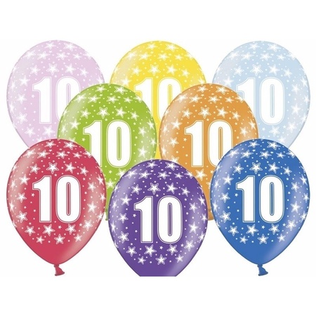 Ondeugd Inzet moordenaar 6x stuks 10 jaar ballonnen leeftijd feestartikelen bestellen? |  Shoppartners.nl