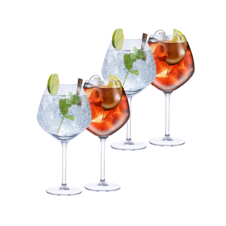 8x Gin Tonic cocktail glasses 730 ml