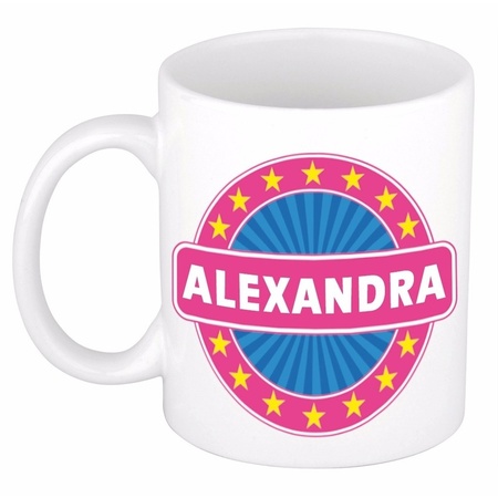 Voornaam Alexandra koffie/thee mok of beker