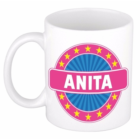 Voornaam Anita koffie/thee mok of beker