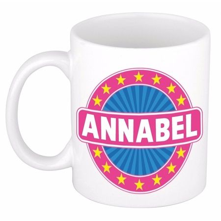 Voornaam Annabel koffie/thee mok of beker