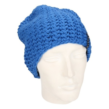 Beanie winter hat aqua blue for women
