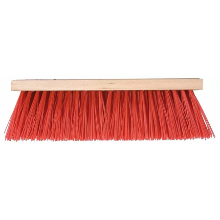 Talen Tools - bezemkop - buitenbezem - rood - FSC hout/nylon - 41 cm