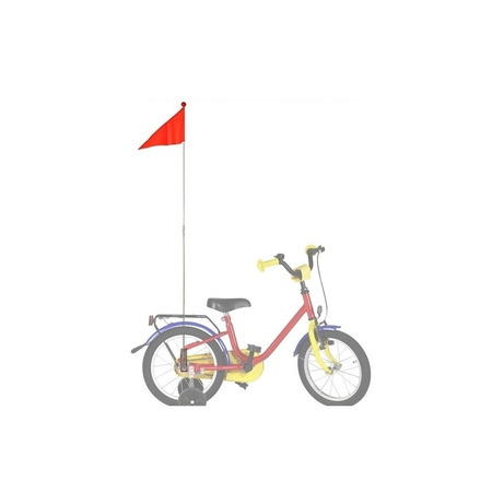 Oranje fietsvlag
