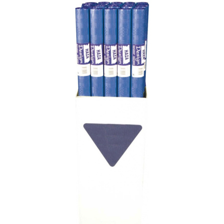 Blauwe thema versiering papieren tafelkleed 800 x 118 cm