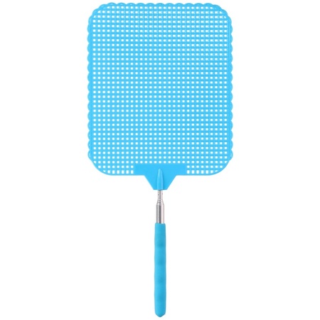 Extendable fly swatter blue 76 cm